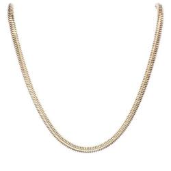 Gouden Collier met Slangen Schakel 14 Krt / 51 cm