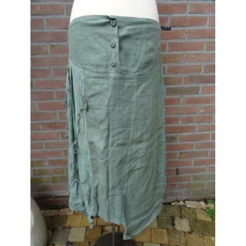 Groene Boheme rok mt 44