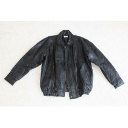 Mooie Soepele Leren Vintage Jas* (XL) winterjas