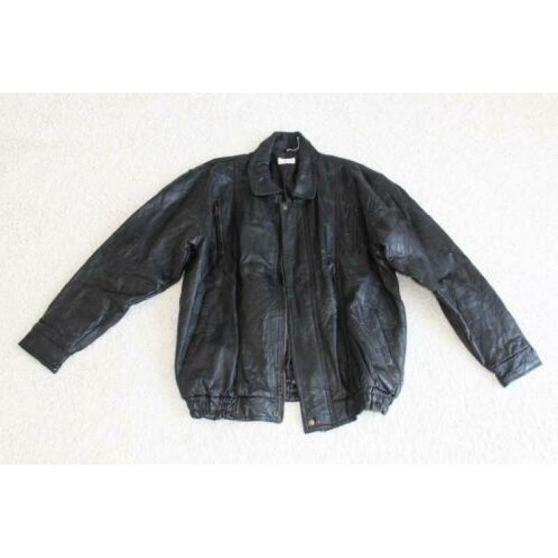 Mooie Soepele Leren Vintage Jas* (XL) winterjas