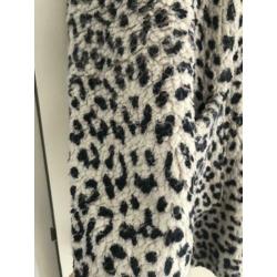 10 days tussen jas luipaardenprint wit/blauw maat 0