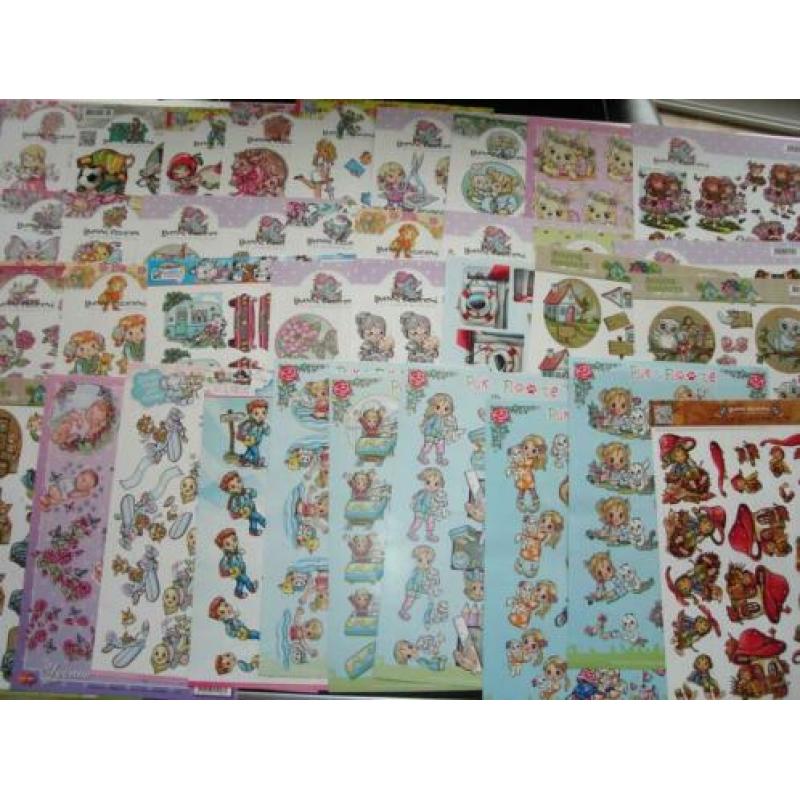 40 stuks mooie knipvellen van Yvonne Creations