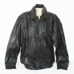 Mooie Soepele Leren Vintage Jas* (XL) winterjas