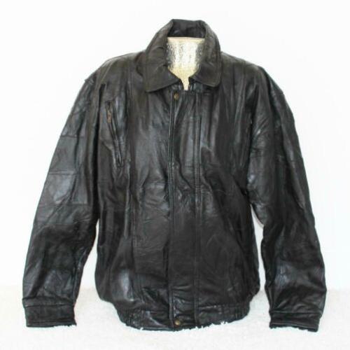 Mooie Soepele Leren Vintage Jas* (XL) winterjas