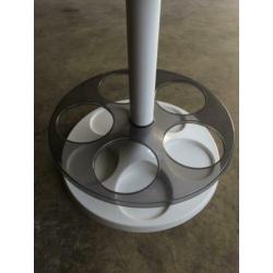 Originele 60s serveertafel / flessenhouder, vintage design