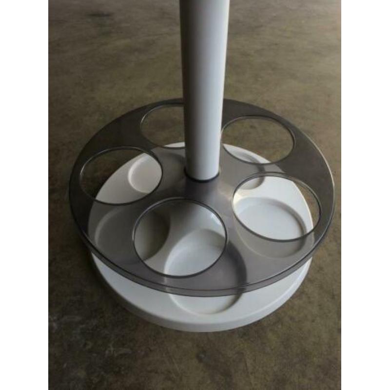 Originele 60s serveertafel / flessenhouder, vintage design