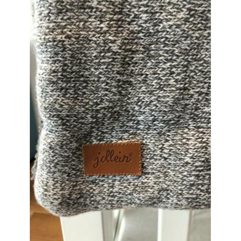 Jollein boxkleed 80x100cm Stonewashed knit grey