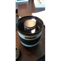 500mm f/6,3mm spiegellens voor Canon