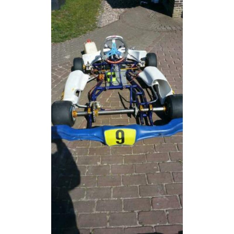 Ms kart compleet met werk en haase frame l