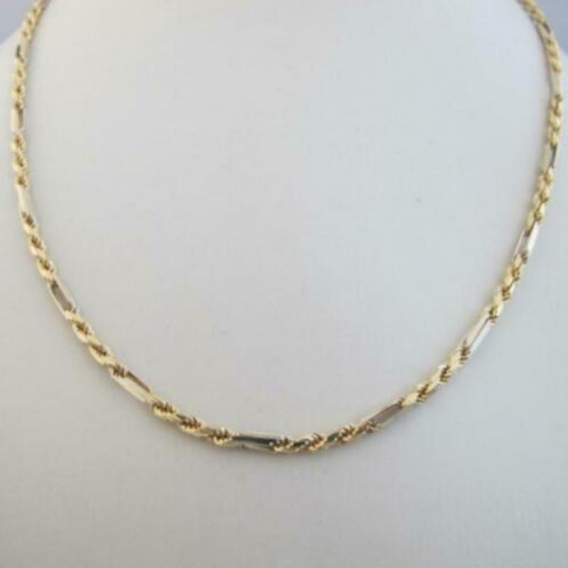 14 Karaat Gouden Koord Ketting 768-G
