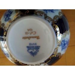 vaas Lindner Kueps Bavaria Porselein Bernadette Cobalt 0A