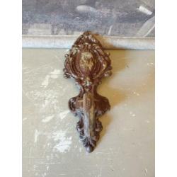Gietijzeren barok muur haak ornament