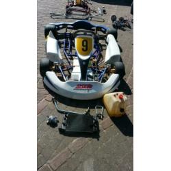 Ms kart compleet met werk en haase frame l