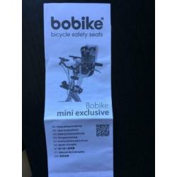 Bobike mini exclusive city grey voorzitje met windscherm
