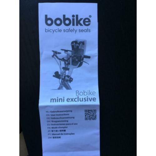 Bobike mini exclusive city grey voorzitje met windscherm