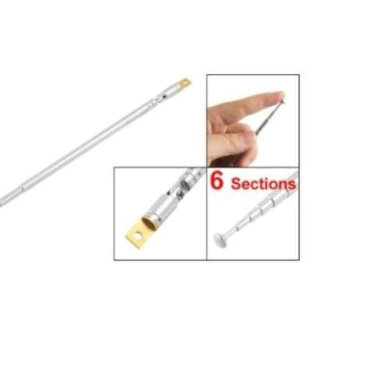 6 secties telescoopantenne vervanging tot 60 cm
