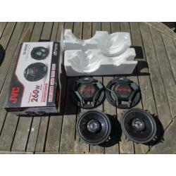 JVC CS-DR520 13 cm 2 weg speakers