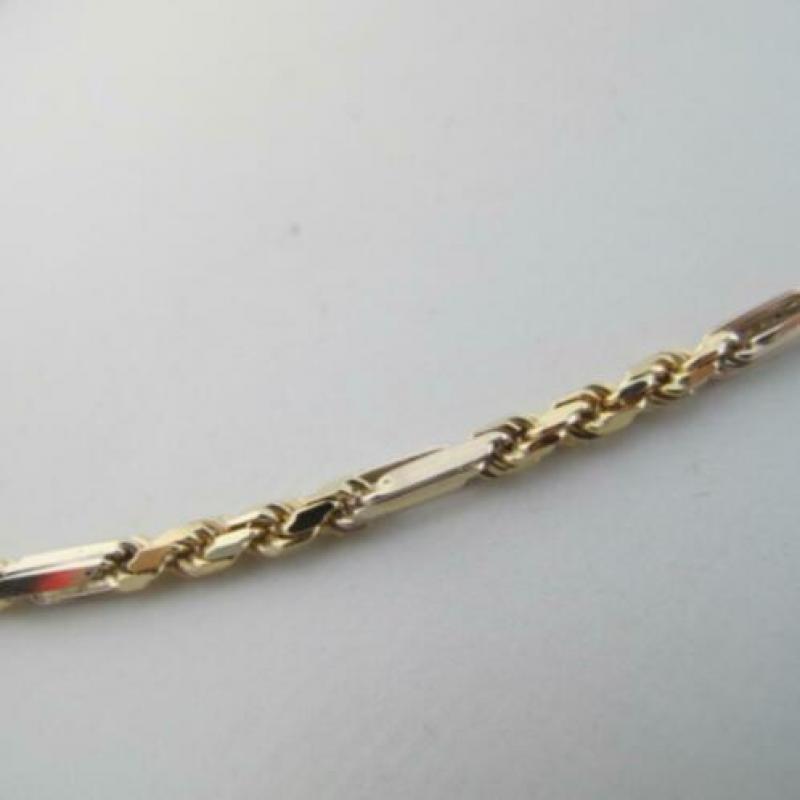 14 Karaat Gouden Koord Ketting 768-G