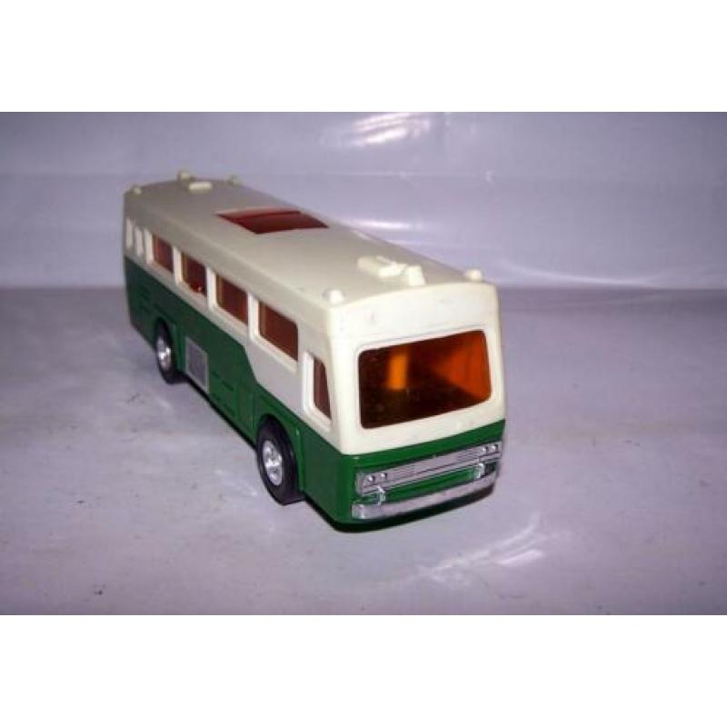 Vintage jaren '60 plastic busmodel. Lucky-Hong Kong. Nwst.