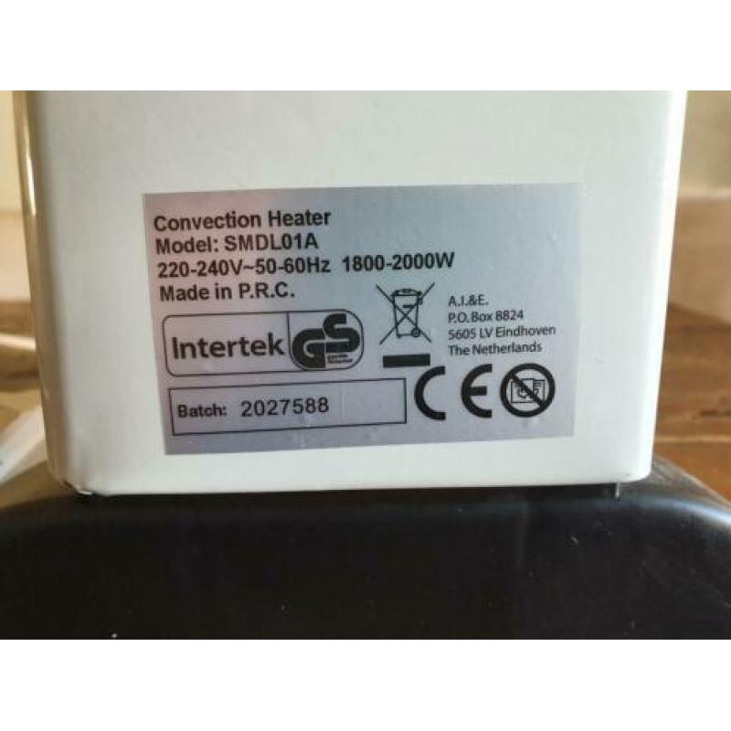 Elektrische kachel / Convector / Elektrische verwarming