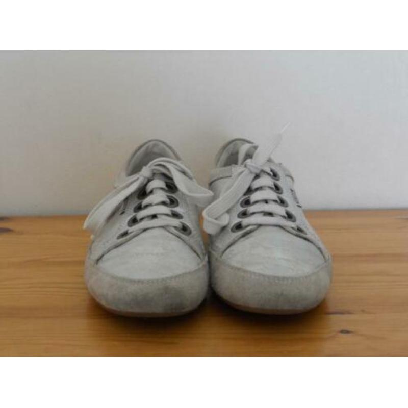 Mephisto lichtgrijze sportieve veterschoenen maat 6,5=40
