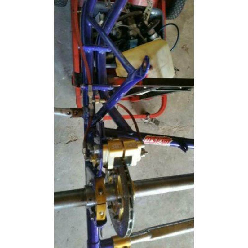 Ms kart compleet met werk en haase frame l