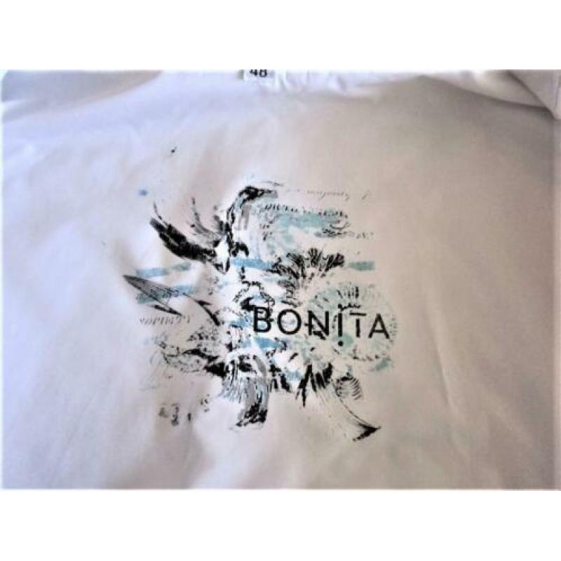 Bonita witte jas-bodywarmer 4 buiten en 1 binnenzak Mt 46-48