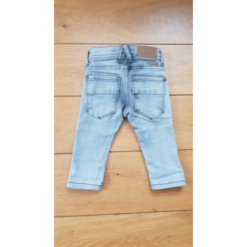 FDC jogjeans spijkerbroekjes *nieuw* grijs / blauw, 68 / 74
