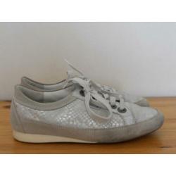 Mephisto lichtgrijze sportieve veterschoenen maat 6,5=40
