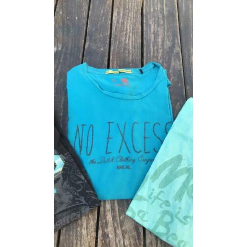 Drie merk t-shirts maat XL van Brunotti en No Excess