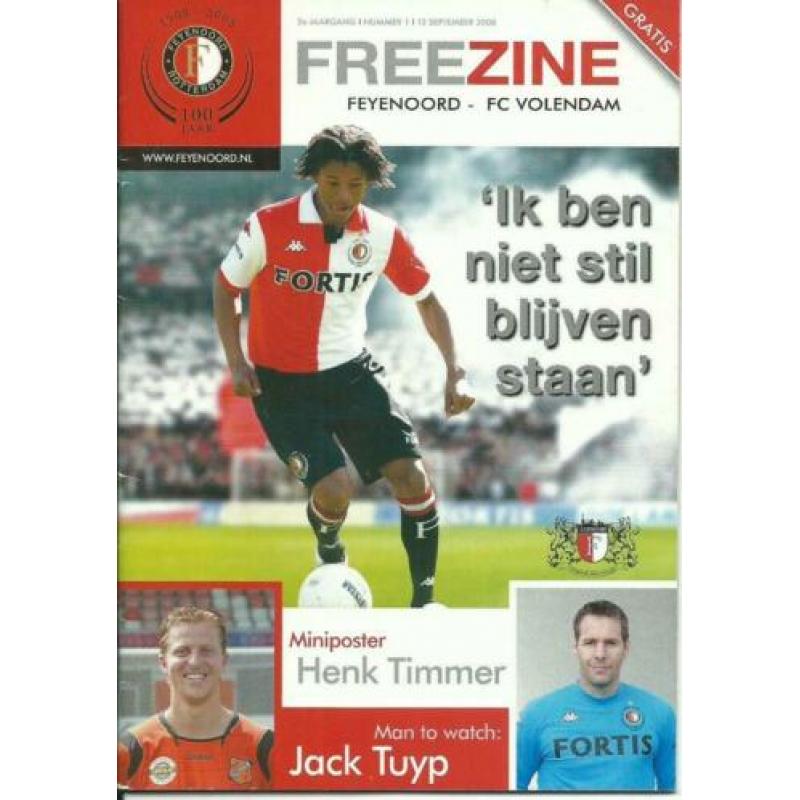Feyenoord diverse programmaboekjes