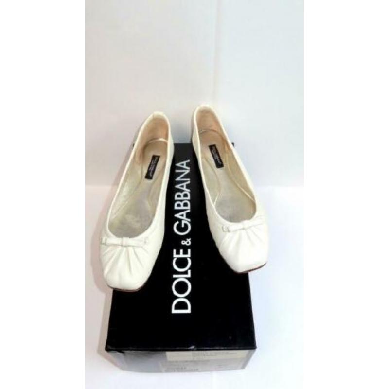DOLCE & GABBANA exclusieve leren ballerinas-instappers 37