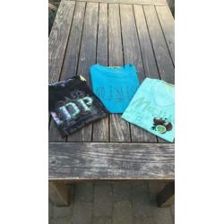 Drie merk t-shirts maat XL van Brunotti en No Excess