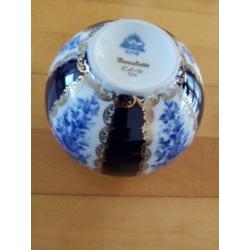 vaas Lindner Kueps Bavaria Porselein Bernadette Cobalt 0A