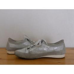 Mephisto lichtgrijze sportieve veterschoenen maat 6,5=40
