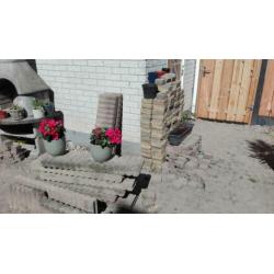 Tegels en palissades