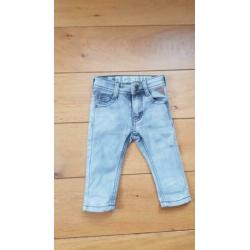 FDC jogjeans spijkerbroekjes *nieuw* grijs / blauw, 68 / 74