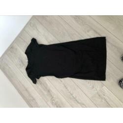 Twee zwarte jurkjes van H&M Mama maat S