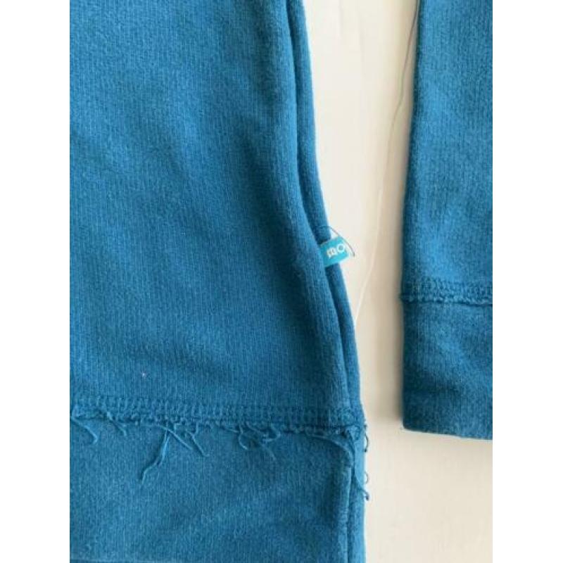 Borxz petrol crewneck met toffe racefiets plaat maat 146/152