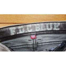FDC jogjeans spijkerbroekjes *nieuw* grijs / blauw, 68 / 74