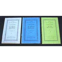 Gazetteer of Yola Kano Ilorin Nassarawa Zaria Muri 1920-27