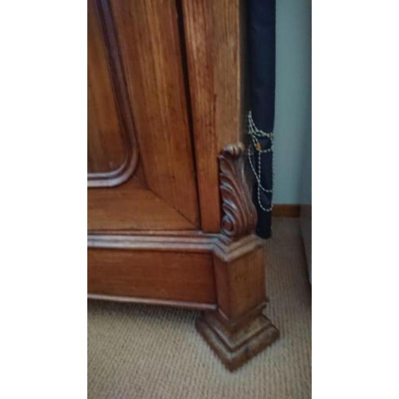 Antieke kast 125x215x45 (brxhxd)