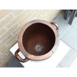 Mooie antieke keulse pot/grespot/bloempot