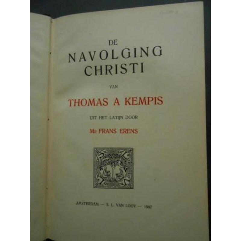 De navolging Christi -Thomas A Kempis - 1907