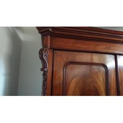 Antieke kast 125x215x45 (brxhxd)