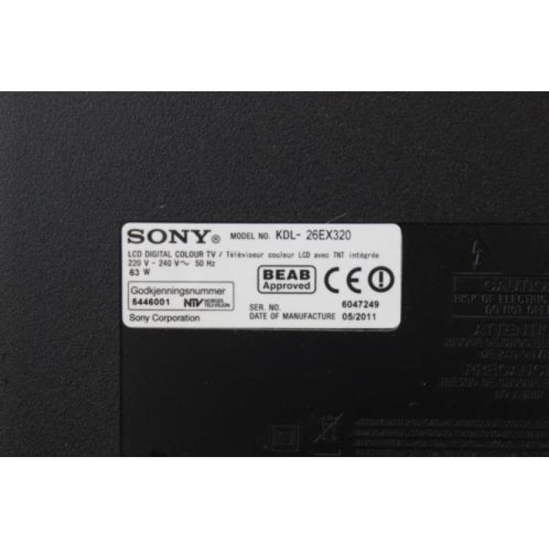 Sony Bravia Smart TV KDL-26EX320, 26 inch