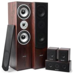 Fenton Thuis bioscoop speaker systeem - Walnoot - 5 delig
