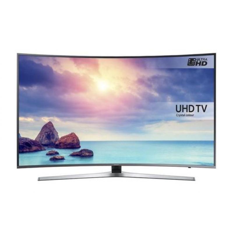 Samsung Curved TV 4K UHD UE55KU6650 Zilver