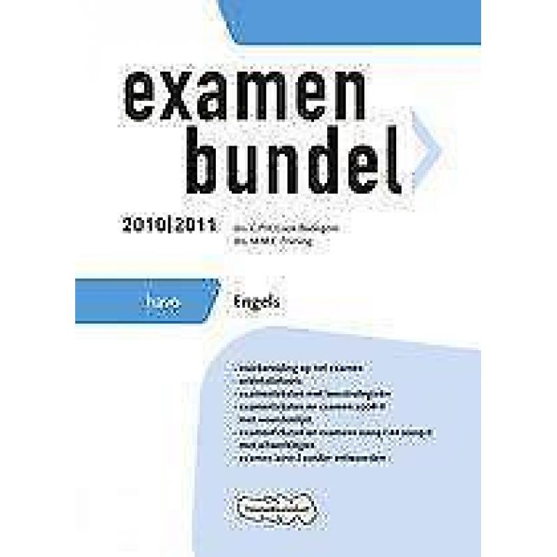 Examenbundel Engels Havo 20102011 9789006076028