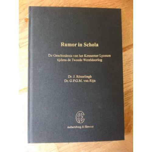Rumor in Schola, middelbare school in tweede wereldoorlog
